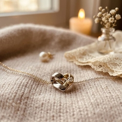 14krt gouden hanger hart met briljant 0.015ct