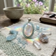 Starborn wit kwarts druzy apatiet hanger met opaal coating