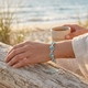Starborn Creations Zilveren armband met apatiet, amazoniet en witte topaas