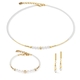 COEUR DE LION set 4312-1416 Shimmering Princess Pearls gold-white