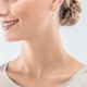 COEUR DE LION oorbellen 4565-21-1416 Mini Cubes gold white