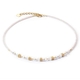 COEUR DE LION collier 4565-10-1416 Mini Cubes Gold White