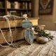 Zilveren hanger met drusy chalcedoon en zoetwaterparel