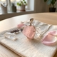 Zilveren hanger met ruw morganiet van Starborn Creations