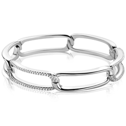 Mart Visser zilveren armband rechthoekige schakels MVA28