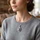 Zilveren hanger dendric opaal 