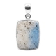 Zilveren hanger ice blue glacier