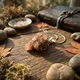 Starborn Creations Zilveren hanger met ruw aragoniet