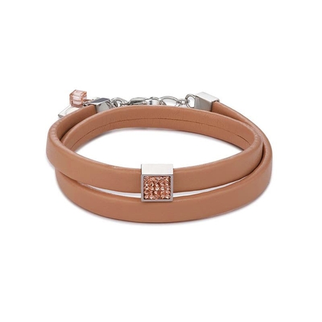 Coeur de Lion wikkelarmband beige 0117-30-1120