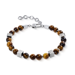 COEUR DE LION Unisex armband tijgeroog 0926-30-1100