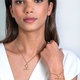 Zinz verguld zilver collier T-bar zic2359