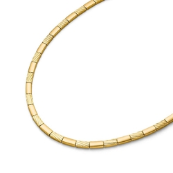 BOCCIA Titanium collier verguld 08081-03