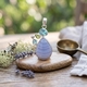 Zilveren hanger peridot topaas streep agaat 