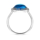 Zilveren ring topaas en zirkonia