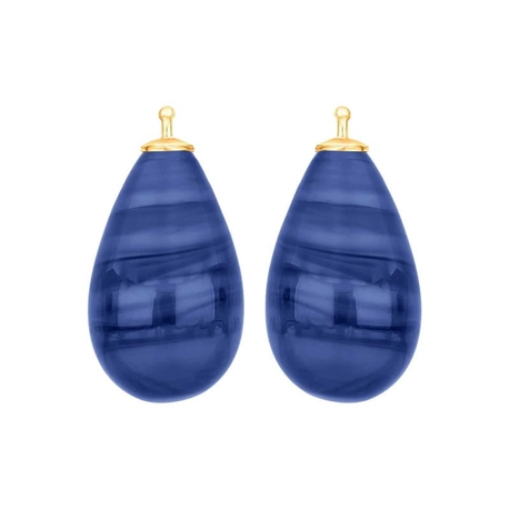 Heide Heinzendorff donker blauwe pegel aanhangers e43