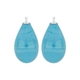 Heide Heinzendorff licht blauwe aanhangers E43