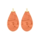 Heide Heinzendorff pastel oranje aanhangers E43