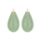 Heide Heinzendorff mint groene druppelaanhangers E43