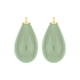 Heide Heinzendorff mint groene druppelaanhangers E43