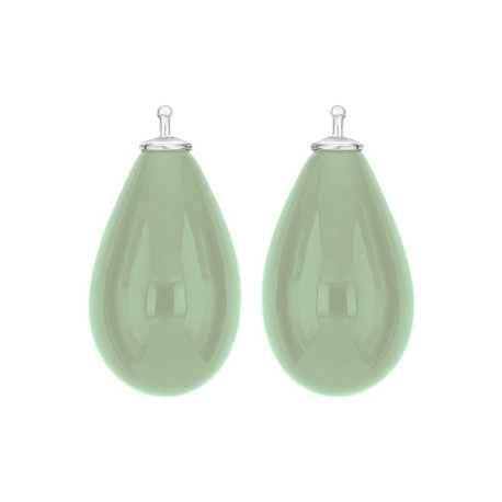Heide Heinzendorff mint groene druppelaanhangers E43