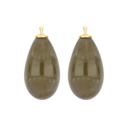 Heide Heinzendorff olijfgroene aanhangers E43
