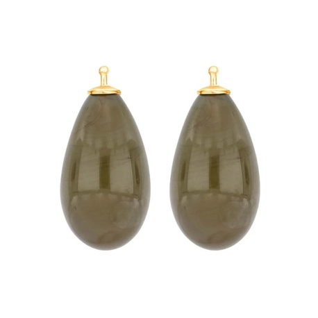 Heide Heinzendorff olijfgroene aanhangers E43