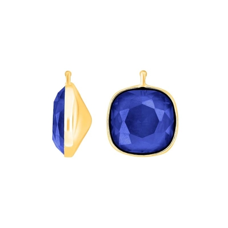 Heide Heinzendorff donker blauwe aanhangers E29 kleur 39 met zilver stokje