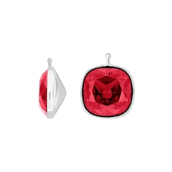 Heide heinzendorff zilveren aanhangers kleur rood Siam helder E29 kleur 20