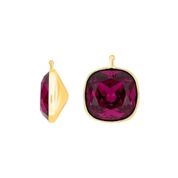 Heide Heinzendorff vierkante aanhangers fuchsia E29