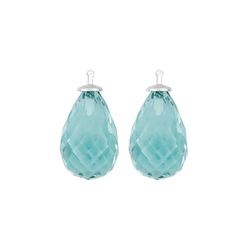 Heide Heinzendorff druppel aanhangers helder blauw E53