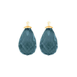 Heide Heinzendorff druppelaanhangers donker blauw E53