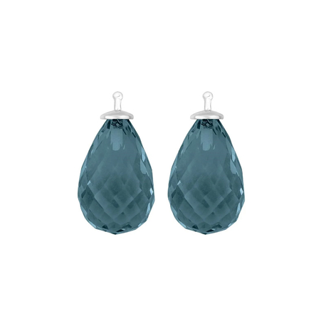 Heide Heinzendorff druppelaanhangers donker blauw E53