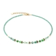 Coeur de Lion colier 4565-10-0500 Mini Cubes groen