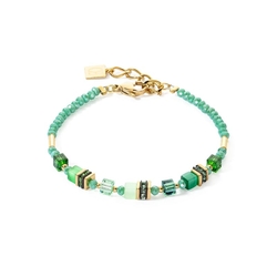 COEUR de LION armband 4565-30-0500 Mini Cubes groen