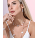 Lelune Glamour klaver collier LGNK750.2 is het korte collier op de foto