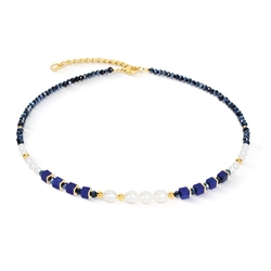 Coeur de Lion colier 1135-10-0700 Cosmic Pearls Midnight Gold
