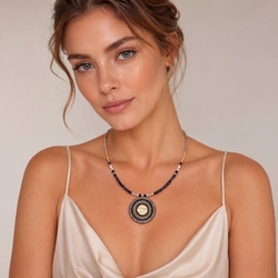 COEUR de LION 2036-10-1316 Amulet Modern Future Gold Black