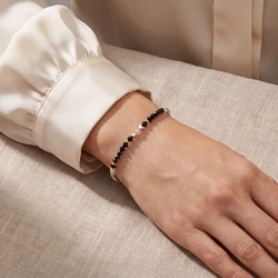 Coeur de Lion armband 2036-30-1316 Amulet Modern Future Gold Black