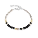 Coeur de Lion armband 2036-30-1316 Amulet Modern Future Gold Black