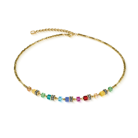 Coeur de Lion colier 4565-10-1516 Mini Cubes rainbow