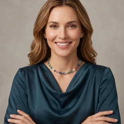 COEUR de LION collier 4905-10-1561 GeoCUBE Iconic Precious Gem Harmony