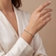 Coeur de Lion armband 4359-30-0516 Golden Whisper green gold