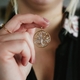 Julie Julsen verguld zilveren collier levensboom bicolor