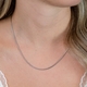 Zinzi zilveren ketting 45 cm