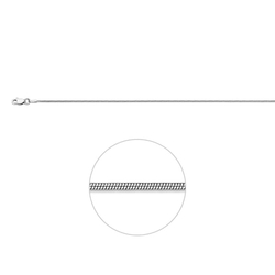 Zilveren slangencollier 0,9 mm