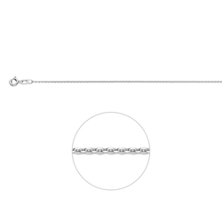 Zilveren gourmet ketting 1,1 mm