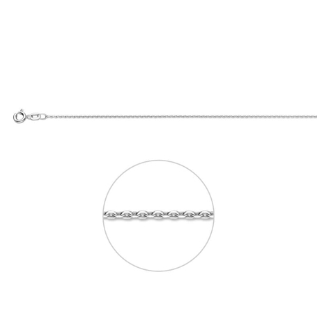 Zilveren gourmet ketting 1,1 mm