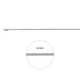 Zilveren ketting slang rond 1,4 mm