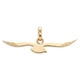 Vintage 18 krt hanger vliegende vogel 1,5 gr.