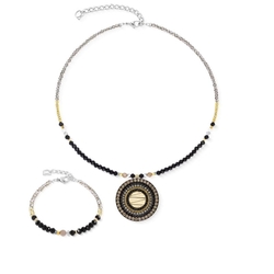 COEUR de LION set 2036-1316 Amulet Modern Future Gold Black